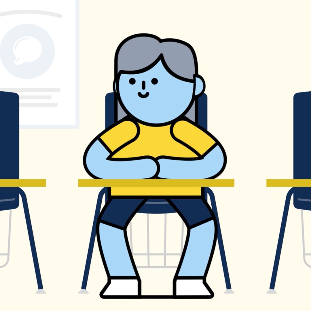 Still capture from the final "Map Your Mission" animation for Modesto City Schools
