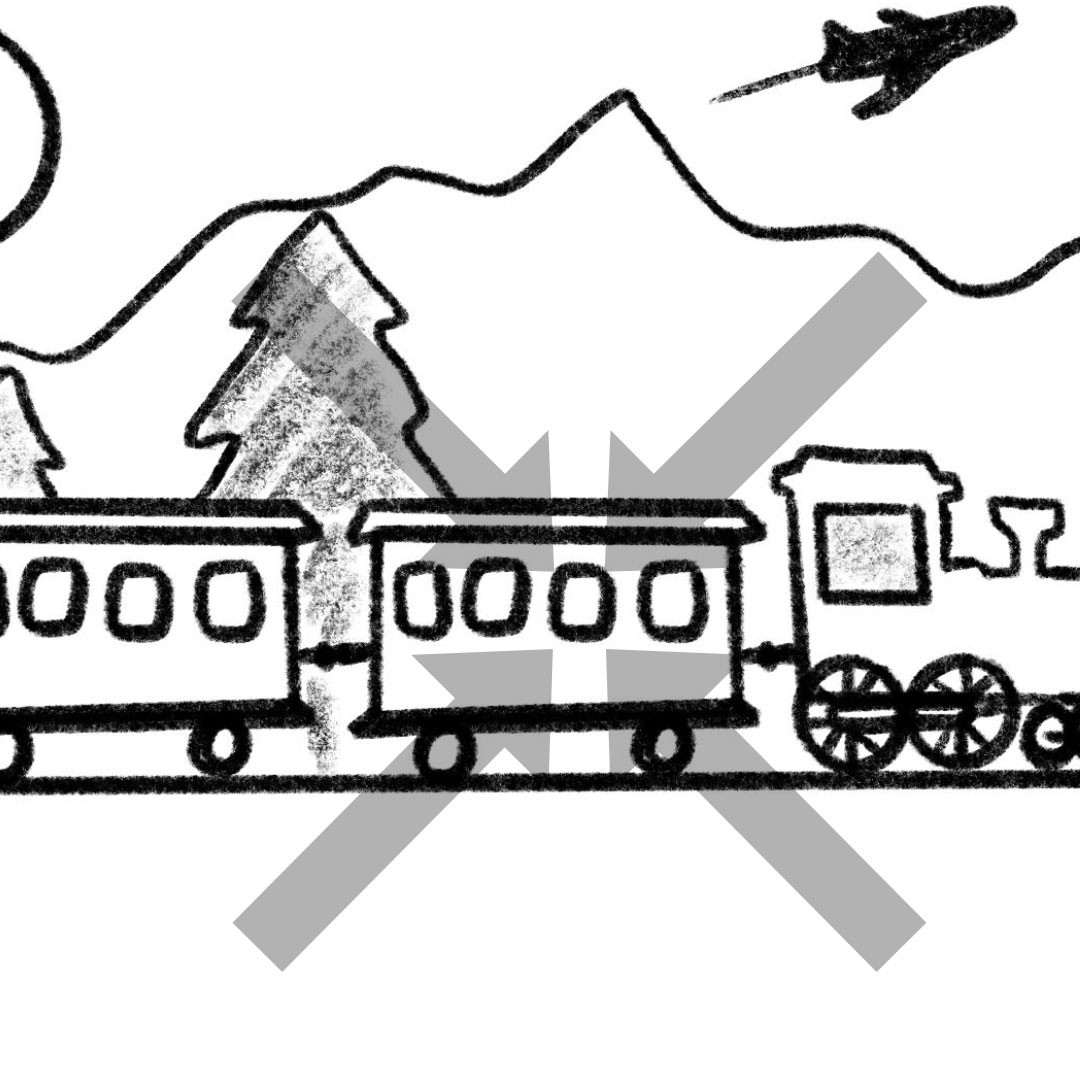 Black and white sketch from a storyboard for the Modesto City Schools "Map Your Mission" animation